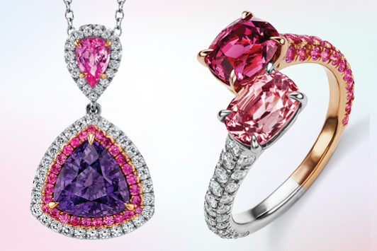 colored gemstone